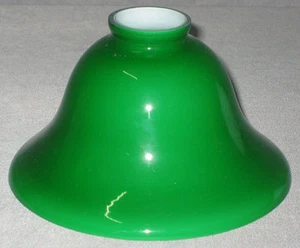 LAMPENGLAS  HELMFORM  30CM  GRÜN  NEU  ERSATZSCHIRM - Bild 1 von 1