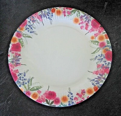 Pk 10 Pradera Floral Platos de Papel Fiesta de Celebración 23cm Foto 1 de 2