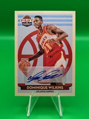 2012-13 Panini Past & Present Basketball #109 Dominique Wilkins Autograph Auto - Image 1 of 2