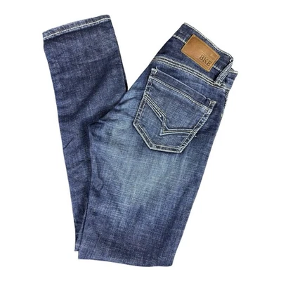 BKE Alec джинсы мужские 28R синий прямой ноги средний стирка эластичной джинсовой ткани шов - Изображение 1 из 4