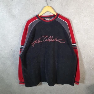 Vintage Fubu Collection Sweatshirt Men’s XL Black Y2K Embroidered Pullover - Picture 1 of 8