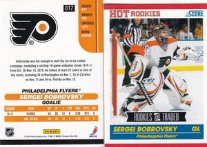 2010-11 Panini Score Sergei Bobrovsky RC #617 Philadelphia Flyers Rookie-FLORIDA - Picture 1 of 1