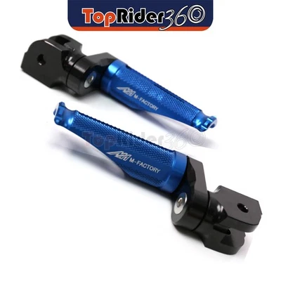BLUE Front Foot Pegs 25mm Lower Shinobi For Honda CBR1100XX BLUEbird 96-07 06 05 - Image 1 of 4