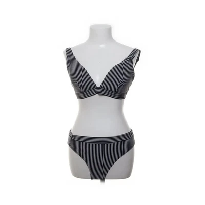 C&A, Bikini, Größe: 40, Elasthan/Polyamid, Schwarz/Weiß, Streifen #RfW - Bild 1 von 4
