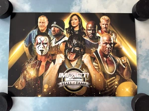 TNA Wrestling Impact Hall of Fame Poster Kurt Angle Sting Abyss Jarrett 12x18 - Bild 1 von 10