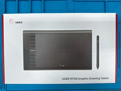 UGEE M708 10" x 6" Graphics Drawing Tablet, 8192 Pressure Sensitivity, Black - Image 1 of 3