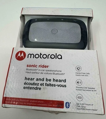 Motorola Sonic Rider SP-005BK/89589N Bluetooth Wireless NEW IN BOX (NIB) - Image 1 of 3