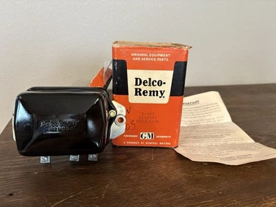 NOS Delco Remy Voltage Regulator D-603 and 1118303 - Image 1 of 4
