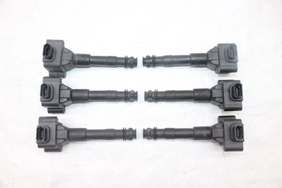 2004 PORSCHE BOXSTER 986 CONV #405 IGNITION COILS SET OF 6 BERU 0040100178 - Image 1 of 4