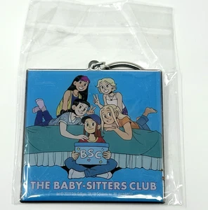 The Baby-Sitters Club Buch Serie Schlüsselanhänger Scholastic 2019 blau quadratisch 2,5" neu - Bild 1 von 7