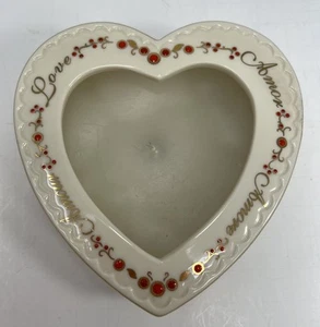 Lenox Stackable Heart Box One Of A Set Preowned With Label - Picture 1 of 8