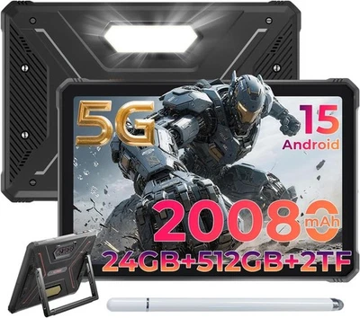 HOTWAV R9 Ultra 5G, Outdoor Tablet Android 15 - Bild 1 von 4