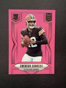 2025 Donruss Elite Shedeur Sanders RC #112 Pink Parallel Browns - Picture 1 of 2