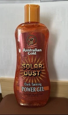 Australian Gold Solar Dust Dark Tanning Power Gel Bronzer 8oz VIRAL - Image 1 of 2