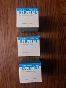 Rodan + Fields REDEFINE Lip Renewing Serum 180 (3 pk) Capsules Sealed Anti-Aging - Picture 1 of 1