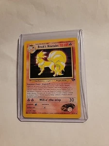 Brock's Ninetales 3/132 Holo Excellent Pokemon Karte - Bild 1 von 6