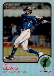 2022 Topps Heritage - Kyle Lewis #261 Chrome Silver Refractor /373 - Bild 1 von 2