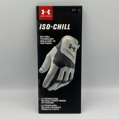 Under Armour Men's UA Iso-Chill Golf Gloves Right Hand Small White/Gray - Image 1 of 4
