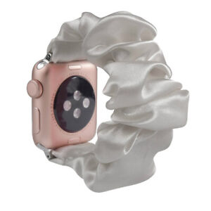 Apple Watch Ultra 49mm Scrunchie Strap For Women Series 8 7 45mm 41mm Nylon Band