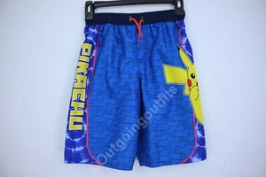 Pokémon Pikachu Boy's Mesh Lined Shorts Size 10/12 - Picture 1 of 8