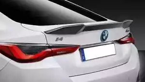 NEW BMW 4 SERIES G26 GRAN COUPE i4 M PERFORMANCE CARBON REAR SPOILER 51195A36997 - Picture 1 of 4