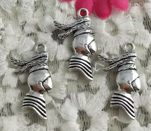 Free Ship 28 pcs Antique silver soldiers charms 27X14mm H-3264 - Picture 1 of 4