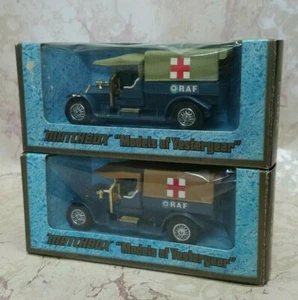 (Set of 2) MODELS OF YESTERYEAR Y13-3.11 and Y13-3.12 1918 CROSSLEY R.A.F. - Picture 1 of 12