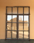 Antique Double 8 Lite Casement Steel Industrial Shop Window 38x52 VTG 1655-22B