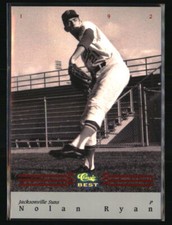 Nolan Ryan 1992 Classic/Best Red Bonus Jacksonville Suns Baseball Card #BC1