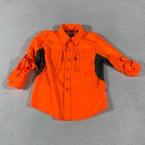 Camicia Magellan Outdoors Fish Gear Mag Wick manica lunga giovane XS arancione - Foto 1 di 5