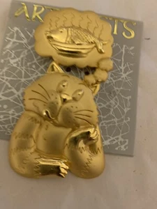 Broche Joyería Vintage a Cat  - Imagen 1 de 7