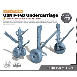 SSMODEL 268A 1/72 Model Upgrade Parts USN F-14D Undercarriage - Bild 1 von 2
