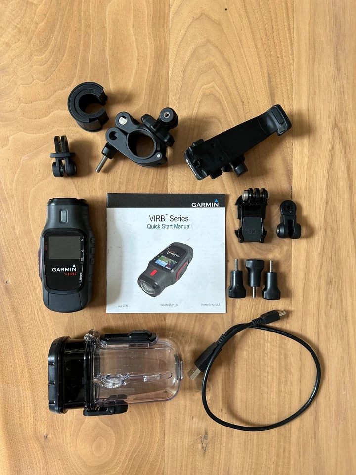 Garmin VIRB 1080 HD Action Camera w/ 64GB microSD - Insane Bundle! - Image 1 of 4