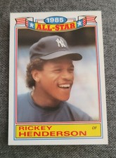 RICKEY HENDERSON - 1986 Topps 1985 All Star Game #7  **MING**  FREE SHIPPING!