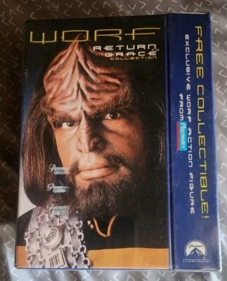 Star Trek The Next Generation WORF Return to Grace Collection NEW VHS 1997 w TOY - Image 1 of 4