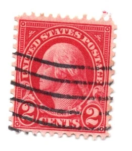 Scott 634 US Stamp 1926-28 2c Washington Used Perf 11x10-1/2 (e11) - Picture 1 of 1