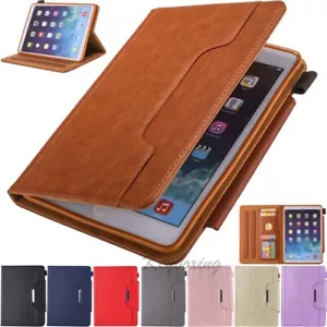 For iPad 9th 8th 7th 6th 5th Gen/Mini 6/Air/Pro Magnetic Flip Leather Case Cover - Picture 1 of 58
