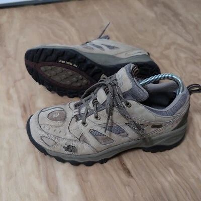 The North Face Womens Hiking Shoes Brown Black Lace Up goretex Waterproof 9.5 - Image 1 of 4