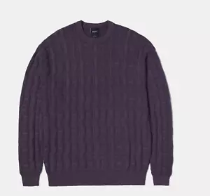 HUF INTERLACED JACQUARD OVERDYED CREW- Medium - Picture 1 of 3
