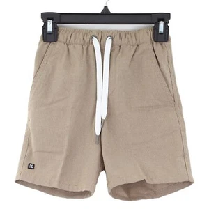 Micros Boy's Pull On Cotton Blend Shorts, size X-Small (5/6), Khaki - Picture 1 of 3