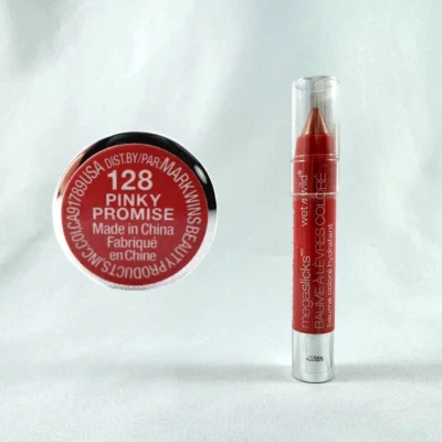 Wet n Wild Megaslicks Balm Stain Moisturizing Lip Colour #128 ~ PINKY PROMISE ~ - Image 1 of 4