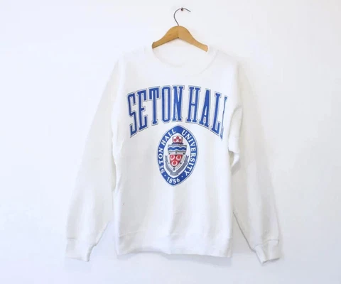 Vintage Seton Hall University Pirates Sweatshirt, Seton Hall Sweater JH3359232 Cover