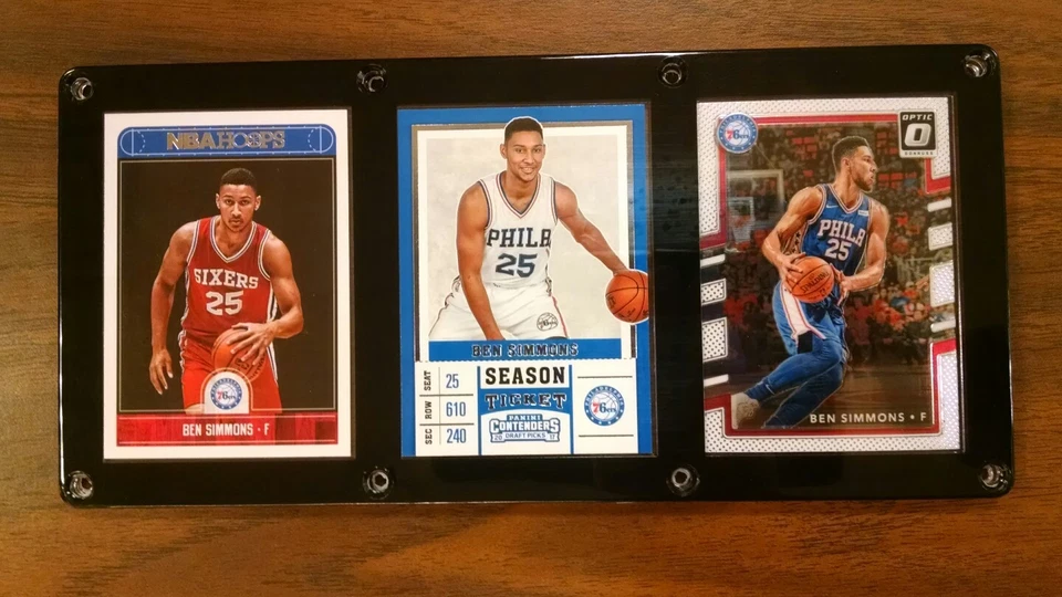 BEN SIMMONS 3 CARD PLAQUE PHILADELPHIA 76'ERS - Image 1 of 1