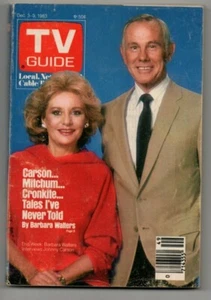 TV Guide Magazine December 3 1983 Barbara Walters Johnny Carson James Brolin - Picture 1 of 4