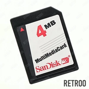 SanDisk MultiMediaCard 4MB Type-S MMC Memory Card for Camera/Phone/Camcorder/PDA - Picture 1 of 2