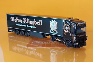 Herpa 317542 Scania CS 20 HD Kühlkoffer-SZ "Stefan Klingbeil" 1:87 NEU - Picture 1 of 2