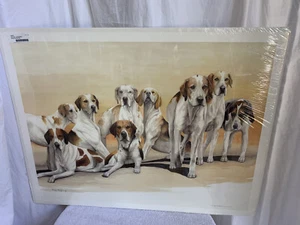 Orig Art Work Signed # By Wendy Montgomery “The Pack” Limited Edtition New - Picture 1 of 8
