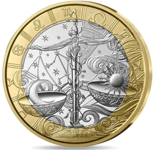 FRANCIA 2025 BILANCIA ASTRO ZODIACO SEGNI ZODIACALI MONETA 5 EURO - Picture 1 of 4