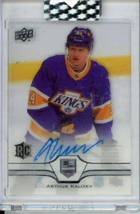 2020 UPPER DECK CLEAR CUT #CC-KA ARTHUR KALIYEV AUTO RC ROOKIE - Picture 1 of 3