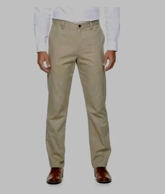 Croft and Barrow 42x32 Classic Khaki  Pants mens  new  100% Cotton  - Image 1 of 3